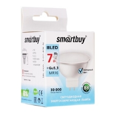Светодиодная лампа Smartbuy-Gu5,3-07W/4000