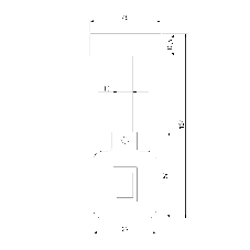 Esthetic Magnetic Декоративная стойка с коннектором h124mm SMALL 85145/00
