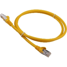 Патч-корд LANMASTER LSZH FTP кат.6A, 3.0 м, желтый