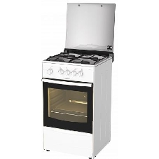 Плита газовая Darina 1B GM 441 105 W белый, конфорок 4 шт, духовка 50 л, 50 см x 85 см x 51 см