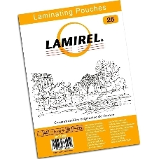 Пленка для ламинирования Fellowes 100мкм A4 (25шт) глянцевая216x303мм Lamirel (LA-78801)