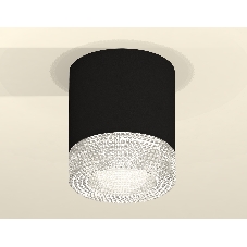 Светильник Ambrella Light XS7402010 SBK/CL черный песок/прозрачный MR16 GU5.3 (C7402, N7191)