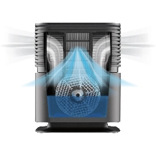 Мойка воздуха Venta AeroStyle Compact AW735 черный, 50 м², 6 л, холодное испарение, HEPA-фильтр, угольный фильтр, ночной режим