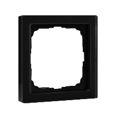 Systeme Electric ArtGallery Pure Матовое органическое стекло Черный Рамка 1-ая