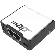 Беспроводной маршрутизатор MikroTik RBmAP2nD 802.11n 300Mbps 2.4 ГГц -1xLAN PoE белый
