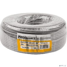 Кабель UTP PROconnect 4PR 24AWG, CU (медь), CAT5E, 100 МГц, PVC, серый, бухта 100 м