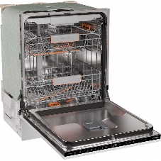 Посудомоечная машина встраиваемая Gorenje GV673B65 16 комплектов, 3 корзины, инверторный мотор, отсрочка старта, Wi-Fi управление, сенсорное управление, полный AquaStop, сенсор уровня воды, энергоэффективность А+++, уровень шума 42 дБ, белый