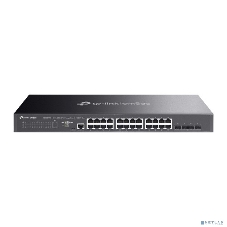 Коммутатор JetStream 24-Port 2.5GbASE-T L2+ Managed Switch with 4 10GE SFP+ SlotsPORT: 24× 2.5G RJ45 Ports, 4× 10G SFP+ Slots, RJ45/Micro-USB Console PortSPEC: 1U 19-inch Rack-mountable Steel CaseFEATURE: Integration with Omada SDN Controller, Static Routi