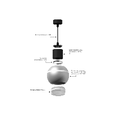 Корпус светильника C1103 SSL серебро песок D100*H80mm MR16 GU5.3 LED 3W 4200K