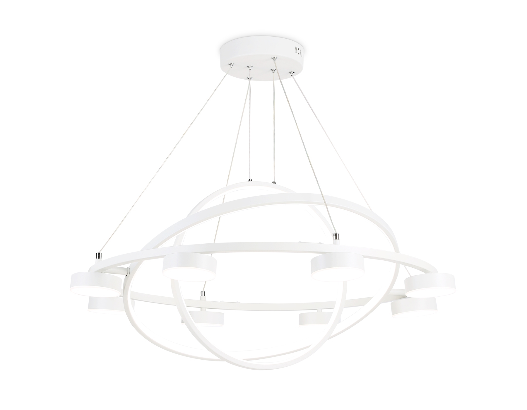 Светильник Ambrella light FL51777/3+8 WH белый 3000K/4200K/6400K 112W D800/580/400*1200 (ПДУ ИК)