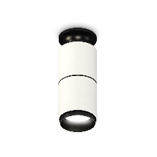 Светильник Ambrella Light XS6301221 SWH/PBK белый песок/черный полированный MR16 GU5.3 (N6902, C6301, A2061, N6121)