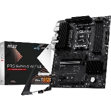 Материнская плата MSI PRO B850-S WIFI6E, AM5, AMD B850, 4xDDR5, 4xSATA, 2xM.2, 1xPCIe 4.0 x16, DisplayPort, HDMI, 1x2.5Gb LAN, USB Type-C, 3x3.5 мм, 7.1, ATX