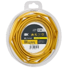 Трубка термоусадочная ТТУ нг-LS 4/2 желт. (уп.2м) IEK UDR12-004-002-002-K05-T Трубка термоусадочная ТТУ нг-LS 4/2 желт. (уп.2м) IEK UDR12-004-002-002-K05-T