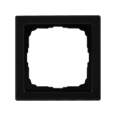 Systeme Electric ArtGallery Pure Матовое органическое стекло Черный Рамка 1-ая