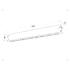Управляемый светодиодный светильник для шинопровода Magnetic Ambrella light GL1312 BK черный IP20 15W 3000K-6400K 220V 24° 342*25*42 (Без ПДУ)