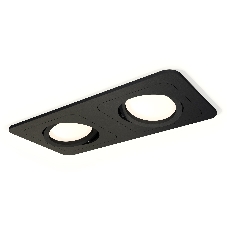Комплект встраиваемого светильника Ambrella light XC7906010 SBK черный песок MR16 GU5.3 (C7906, N7711)