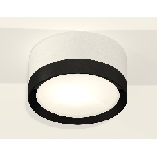 Светильник Ambrella Light XS8101002 SWH/PBK белый песок/черный полированный GX53 (C8101, N8113)