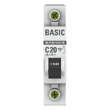 Выключатель автоматический EKF mcb4729-1-20C 1P 20А (C) 4,5кА ВА 47-29 EKF Basic