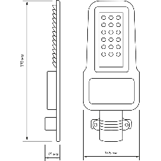 Светильник светодиодный Gauss Qpus 370х145х45 30Вт 5000К 3600лм IP65 110-260В уличный КСС 