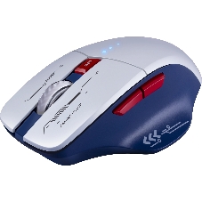 Мышь беспроводная Defender Tisa GM-126 белый/синий, 1600 dpi, радиоканал, Bluetooth, USB, кнопки - 6