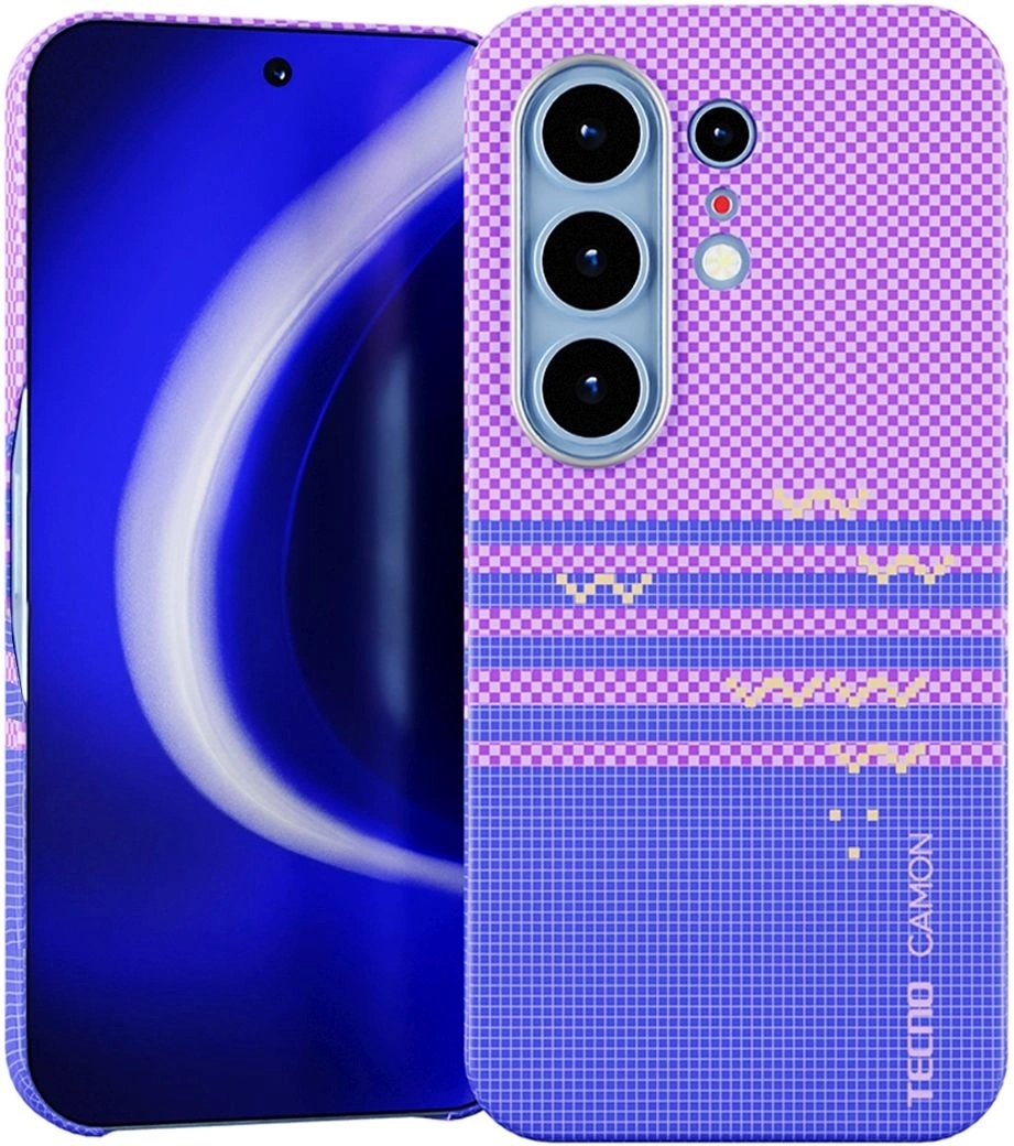 Чехол (клип-кейс) KRUTOFF для Tecno Camon 50 Ultra фиолетовый (1071712)