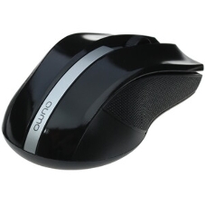 Мышь беспроводная Qumo Office M15 Style черный, 1000 dpi, радиоканал, USB, кнопки - 3