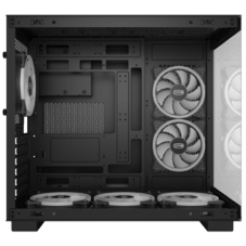 Компьютерный корпус без блока питания Case PCCooler C3T500 ARGB BK, Midi-Tower, TG, 6x120мм ARGB, 1xUSB-C 3.1 + 2xUSB-A 3.0, ATX, mATX, mITX черный