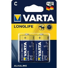 Батарейки VARTA Long Life C блистер 2 04114101412 Батарейки VARTA Long Life C блистер 2 04114101412