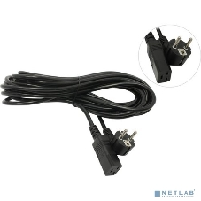 Кабель питания ExeGate Power PC19-10P (Евровилка Schuko->С19) VDE-250V-3*1.5-CU, черный, 16А, 10м