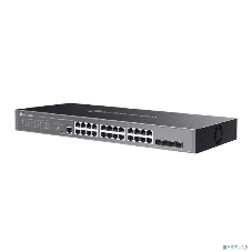 Коммутатор JetStream 24-Port 2.5GbASE-T L2+ Managed Switch with 4 10GE SFP+ SlotsPORT: 24× 2.5G RJ45 Ports, 4× 10G SFP+ Slots, RJ45/Micro-USB Console PortSPEC: 1U 19-inch Rack-mountable Steel CaseFEATURE: Integration with Omada SDN Controller, Static Routi