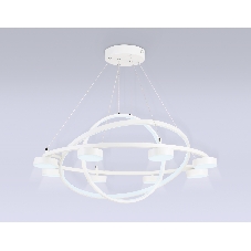 Светильник Ambrella light FL51777/3+8 WH белый 3000K/4200K/6400K 112W D800/580/400*1200 (ПДУ ИК)