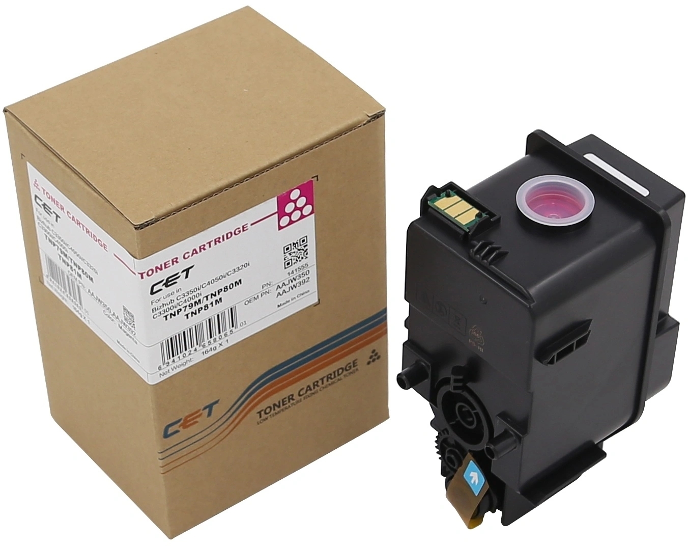 Картридж лазерный (CPT) для Konica Minolta Bizhub C3350i CET Magenta, (EUR/AP), 164г, CET141555