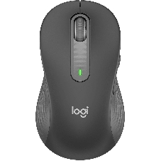 Мышь беспроводная Logitech Signature M650 графитовый, 4000 dpi, радиоканал, Bluetooth, USB, кнопки - 5