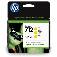 Картридж струйный HP 712 3ED79A желтый x3упак. (29мл) для HP DJ Т230/630