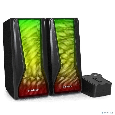 Акустическая система 2.0 ExeGate EX289687RUS Accord 230 (питание USB,Bluetooth, 2х3Вт (6Вт RMS), 60-20000Гц, черный, RGb подсветка)