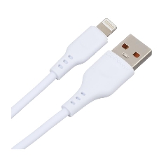 Кабель GoPower USB (M)-LIGHTNING (M) 1M 00-00018567 белый Кабель GoPower USB (M)-LIGHTNING (M) 1M 00-00018567 белый