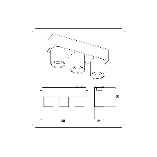 Светильник трековый светодиодный GV1503/3 WH белый IP20 6W 4200K 48V 24° 122*26*55