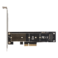 Переходник ExeGate EXE-570 (M.2 M key -> PCI-E x4 v3.0 для установки SSD 2230/2242/2260/2280/22110 M.2 M key в слот PCI-E x4)