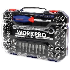 Набор инструментов Workpro WP202566 63 предмета (жесткий кейс)