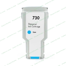 Картридж струйный NVPrint 730 (NV-P2V68A) Cyan для HP DesignJet T1700, T1600, T2600 (300 мл)