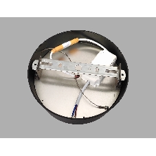 Потолочный светодиодный светильник Ambrella light FV5526 BK черный LED 35W 4200K D300*58 (Без ПДУ)