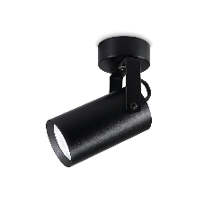 Накладной поворотный спот Ambrella light TA1303 BK черный GU10 max 12W 100*55*165