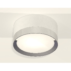 Светильник Ambrella Light XS8101003 SWH/PSL белый песок/серебро полированное GX53 (C8101, N8118)