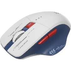 Мышь беспроводная Defender Tisa GM-126 белый/синий, 1600 dpi, радиоканал, Bluetooth, USB, кнопки - 6