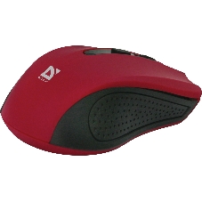 Мышь беспроводная Defender Accura MM-935 красный, 1600 dpi, радиоканал, USB, кнопки - 4