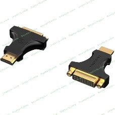 Адаптер-переходник Vention DVI 24+5 F/HDMI 19M Двунаправленный