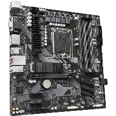 Материнская плата Gigabyte B760M DS3H DDR4, LGA 1700, Intel B760, 4xDDR4, 4xSATA, 2xM.2, 1xPCIe 4.0 x16, 2xPCIe x1, 1xHDMI, 1xDP, 1xVGA, 1x 2.5Gb LAN, 3xUSB-A 3.2 Gen 1, 1xUSB-C 3.2 Gen 2, 2xUSB-A 2.0, 3x3.5 мм, 7.1, mATX