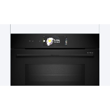 Встраиваемый духовой шкаф Bosch CMG978NB1 Accent line с микроволновой печью и 22 типами нагрева, 45.5x59.5x54.8 см, 45л, дисплей,инвертор,SoftClose и SoftOpen, Bosch Assist, черный. Телескопические направляющие 1 уровень,пиролитическая очистка,многоточечный термощуп PerfectRoast