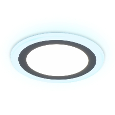Встраиваемый cветодиодный светильник Ambrella light DCR365 12W+4W 4200K/6400K 85-265V D195*28