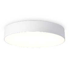 Потолочный светодиодный светильник Ambrella light FV5527 WH белый LED 45W 3000K D400*58 (Без ПДУ)